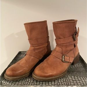 Lucky Brand Cognac Boots - Size 10 👢